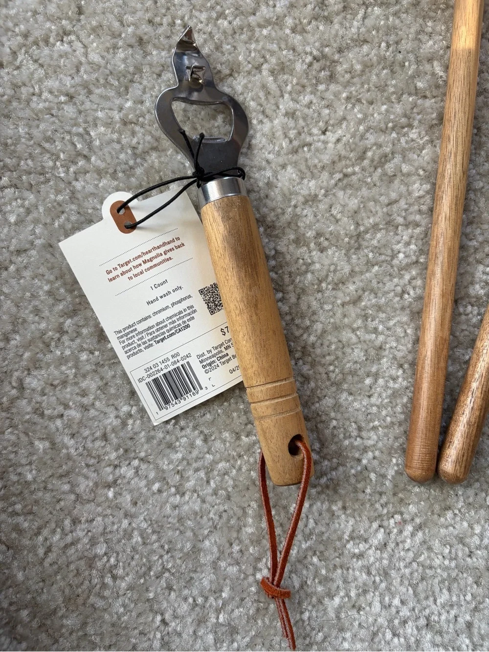 Hearth & Hand Wooden Utensils in Natural Brown